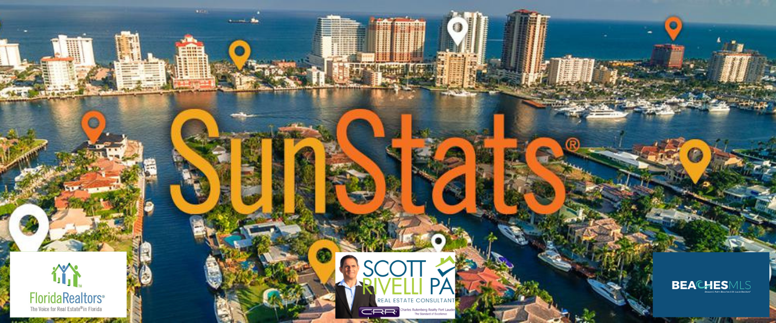 Sun Stats Logo looking over Ft Lauderdale Beach
