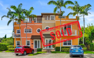 Sold townhouse at 624 NE 29th Drive Wilton Manors FL represented by Scott Rivelli Charles Rutenberg Realty